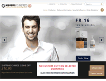 Tablet Screenshot of minoxidilexpress.com